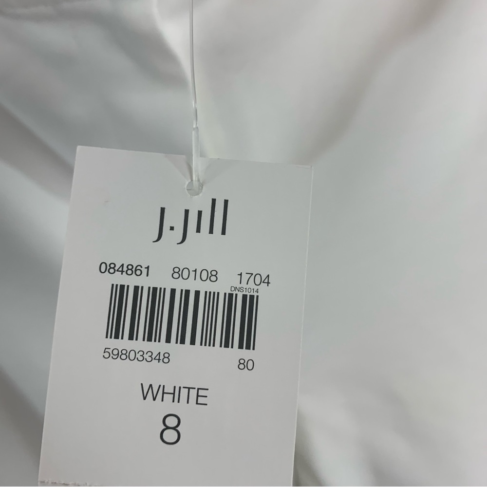 SOLD NEW J Jill Cotton Slouch Waistband Pull on Pant in White - Picture 9 of 11